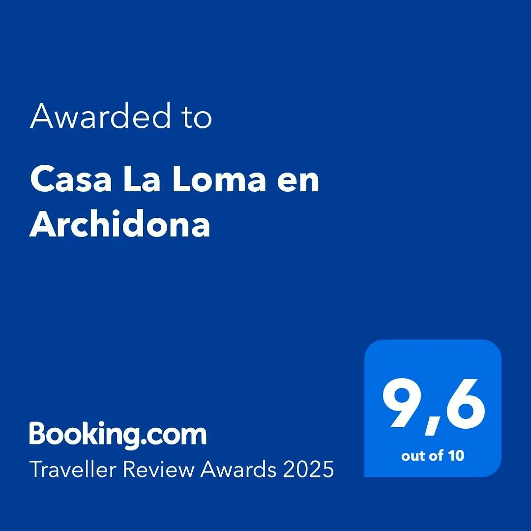 Сasa de vacaciones Villa Casa La Loma En Archidona Málaga España